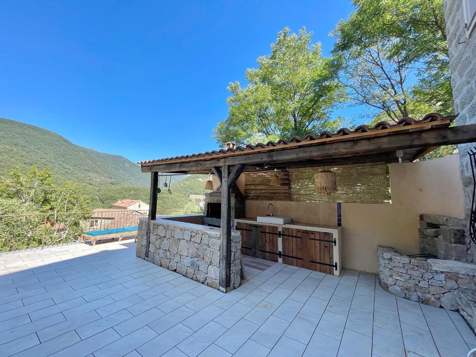 Casa Arena Authentique Maison De Village Avec Piscine Au Coeur De L'Alta Rocca - Zoza Εξωτερικό φωτογραφία
