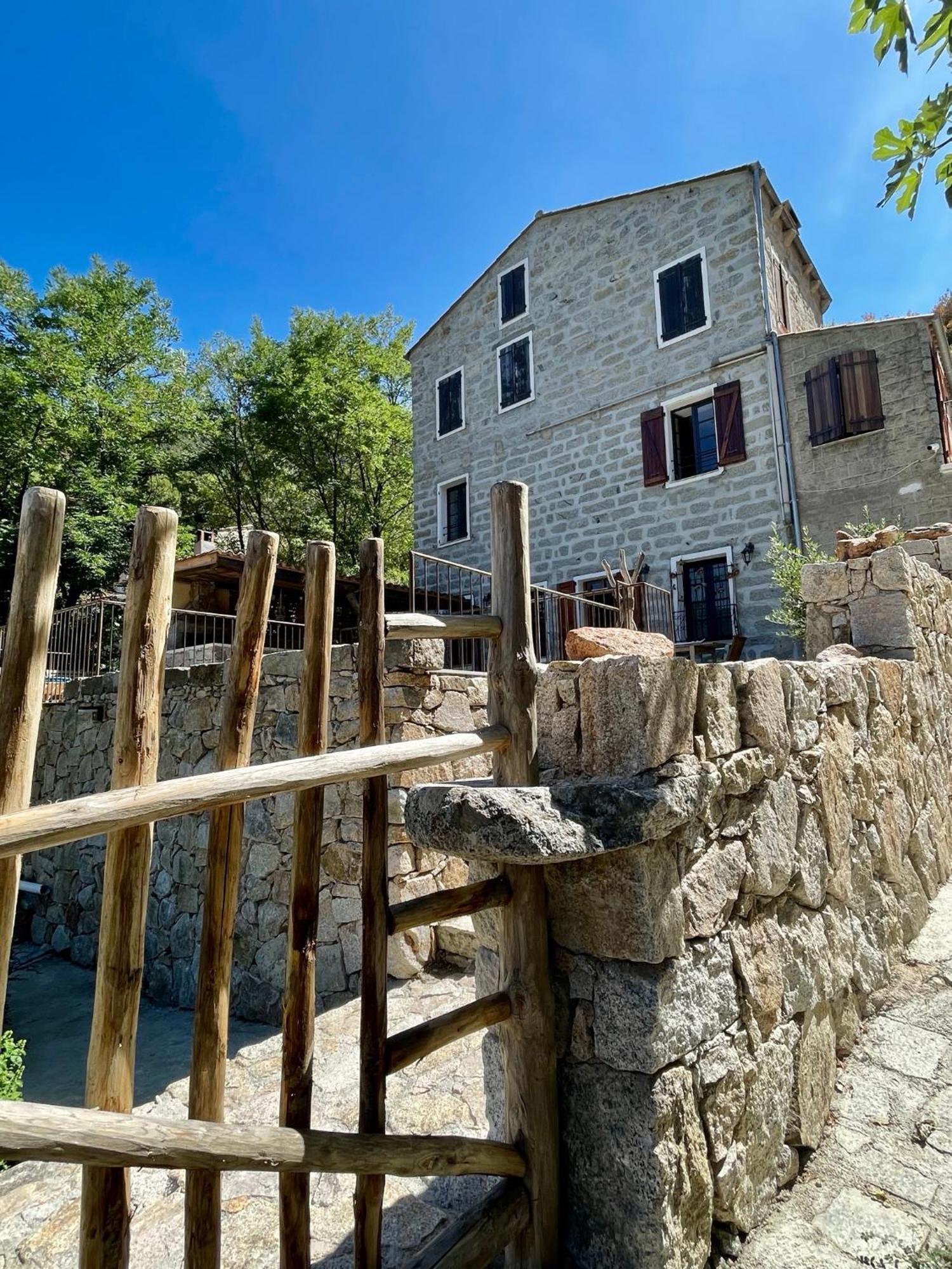 Casa Arena Authentique Maison De Village Avec Piscine Au Coeur De L'Alta Rocca - Zoza Εξωτερικό φωτογραφία