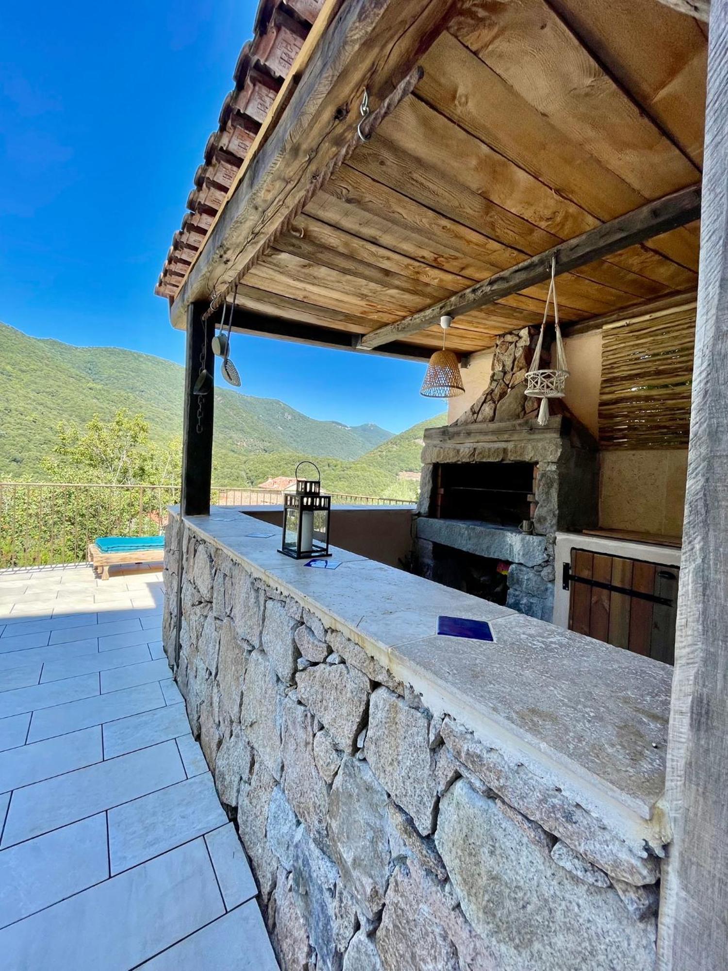 Casa Arena Authentique Maison De Village Avec Piscine Au Coeur De L'Alta Rocca - Zoza Εξωτερικό φωτογραφία