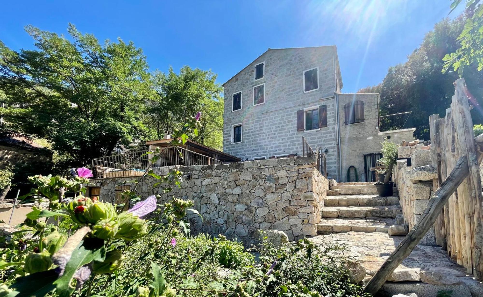 Casa Arena Authentique Maison De Village Avec Piscine Au Coeur De L'Alta Rocca - Zoza Εξωτερικό φωτογραφία