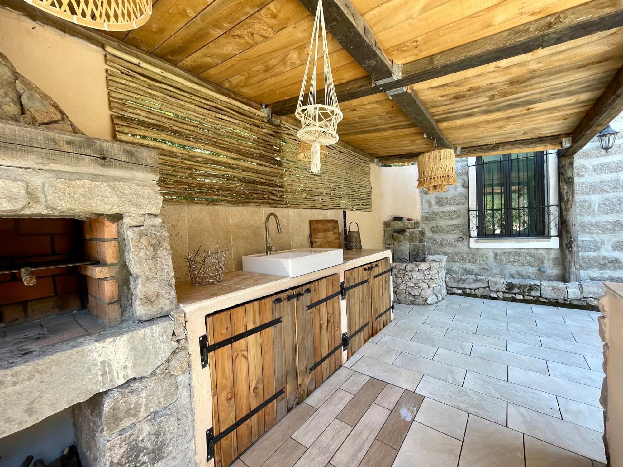 Casa Arena Authentique Maison De Village Avec Piscine Au Coeur De L'Alta Rocca - Zoza Εξωτερικό φωτογραφία