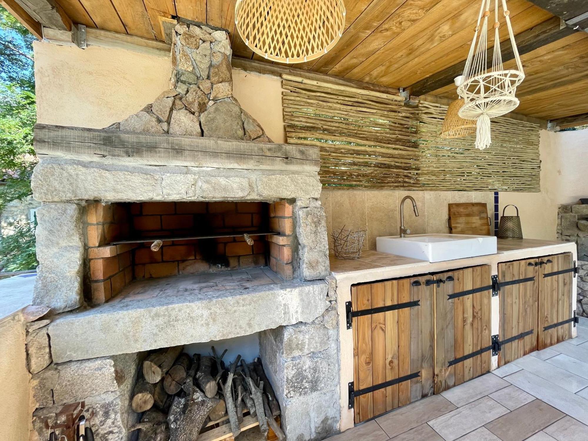 Casa Arena Authentique Maison De Village Avec Piscine Au Coeur De L'Alta Rocca - Zoza Εξωτερικό φωτογραφία