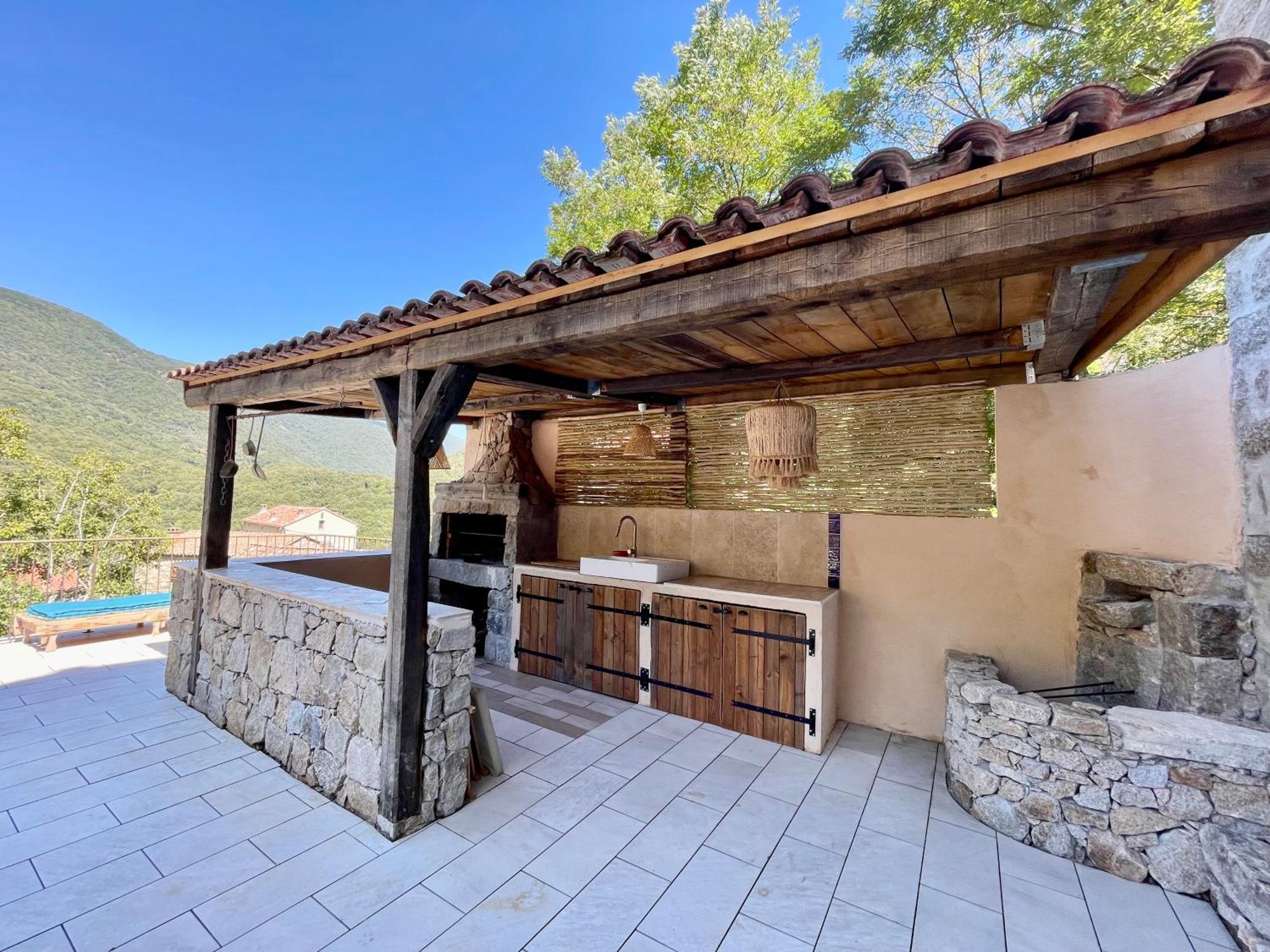 Casa Arena Authentique Maison De Village Avec Piscine Au Coeur De L'Alta Rocca - Zoza Εξωτερικό φωτογραφία
